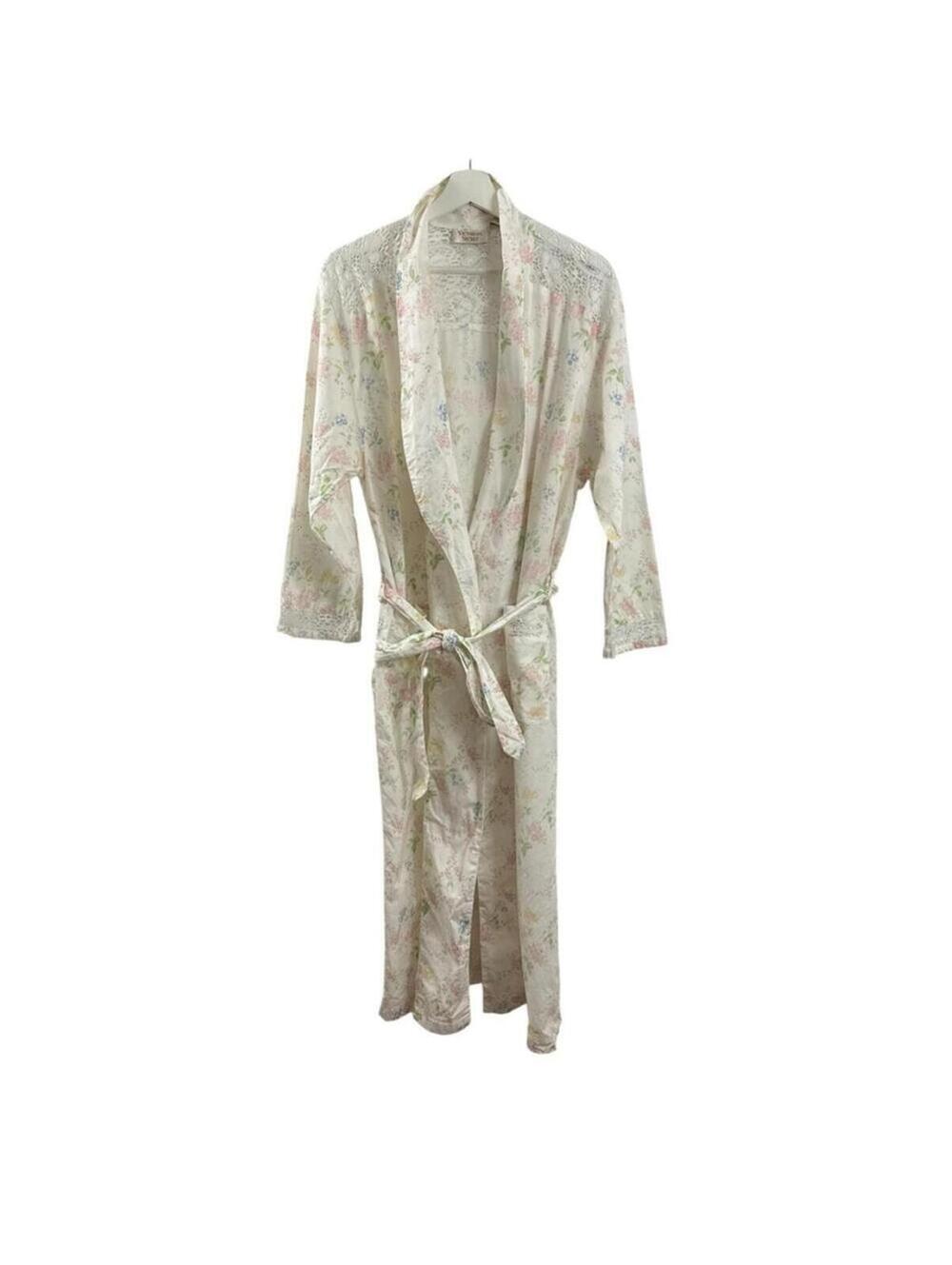 Vintage Victoria’s Secret Women’s Floral Cottage Core Robe Size M/L